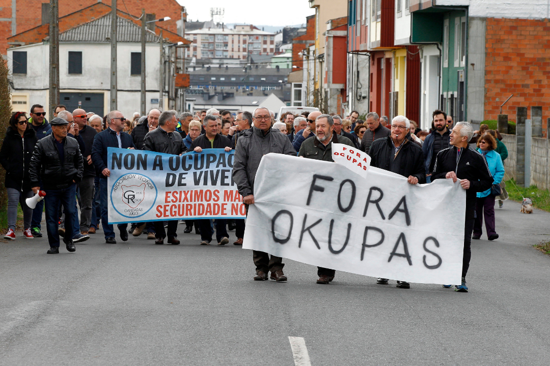 MANIFESTACIÓN OKUPAS EFE