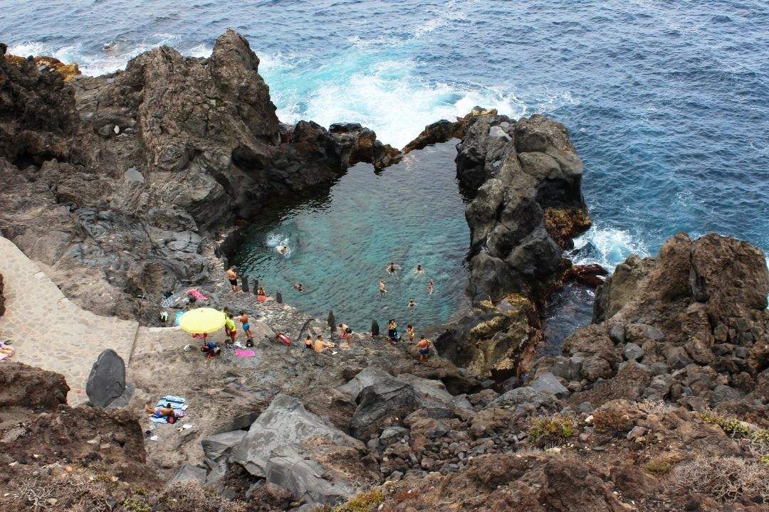 Imagen del charco de La Laja. / ARCHIVO