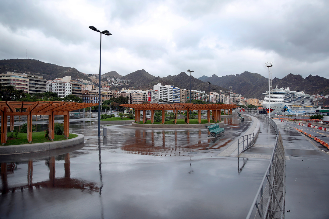 Lluvias en Santa Cruz de Tenerife. / ARCHIVO 