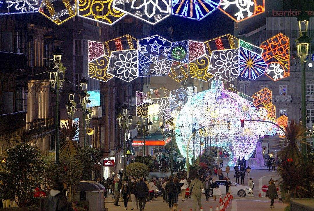 navidad calle lues adornos