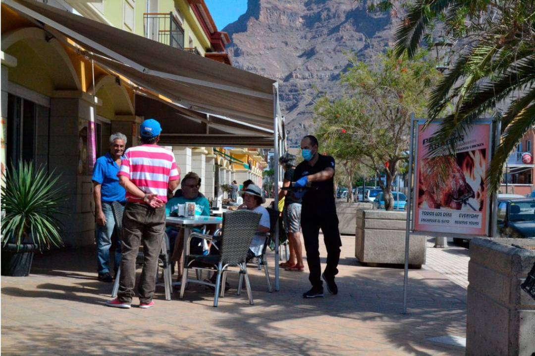 Vecinos de La Gomera./