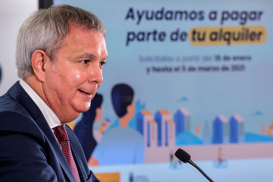 El consejero de Obras Públicas, Transportes y Vivienda del Gobierno de Canarias, Chano Franquis./