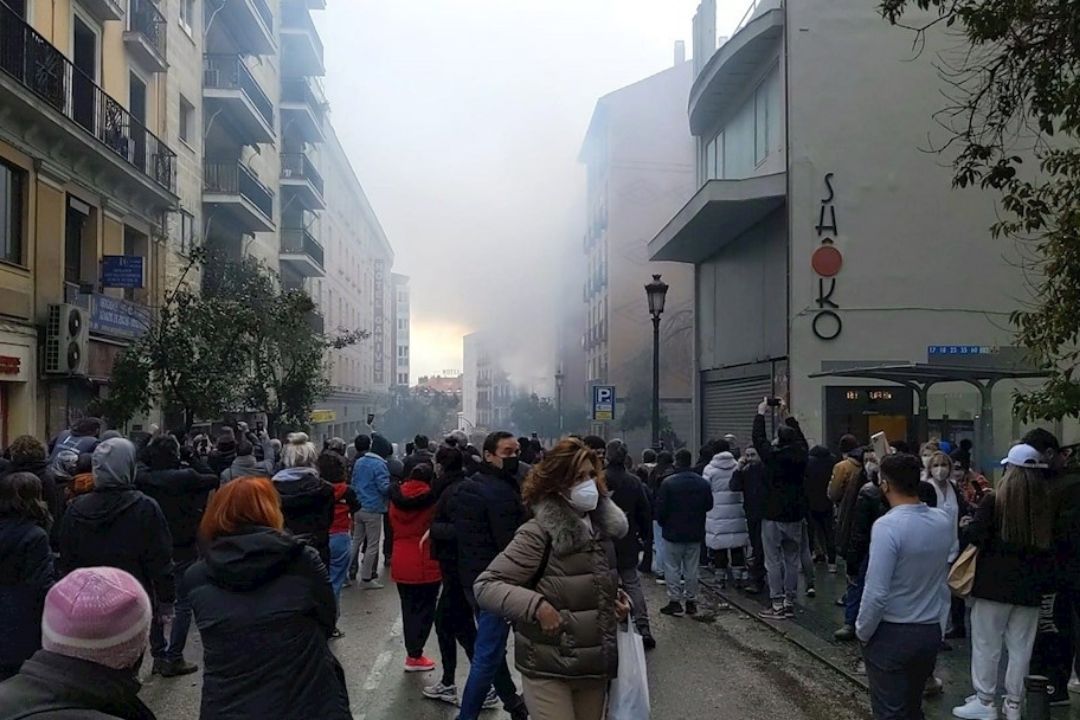 explosion en madrid