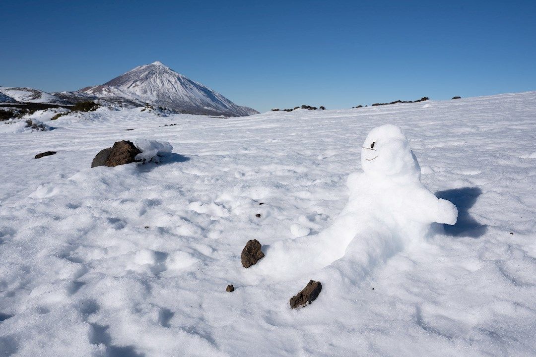 teide muñeco nieve
