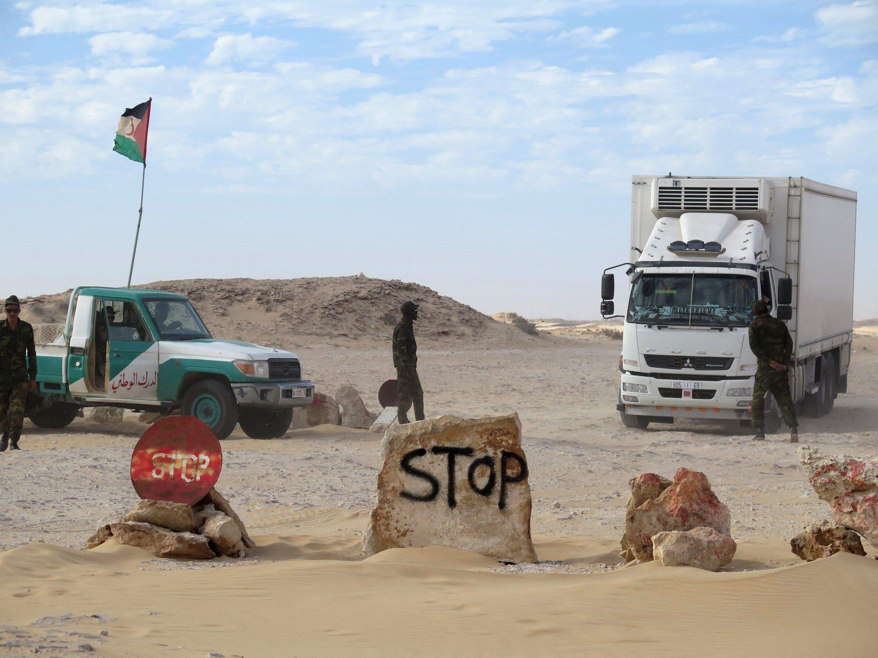 Territorio bajo control del Frente Polisario. / ARCHIVO 