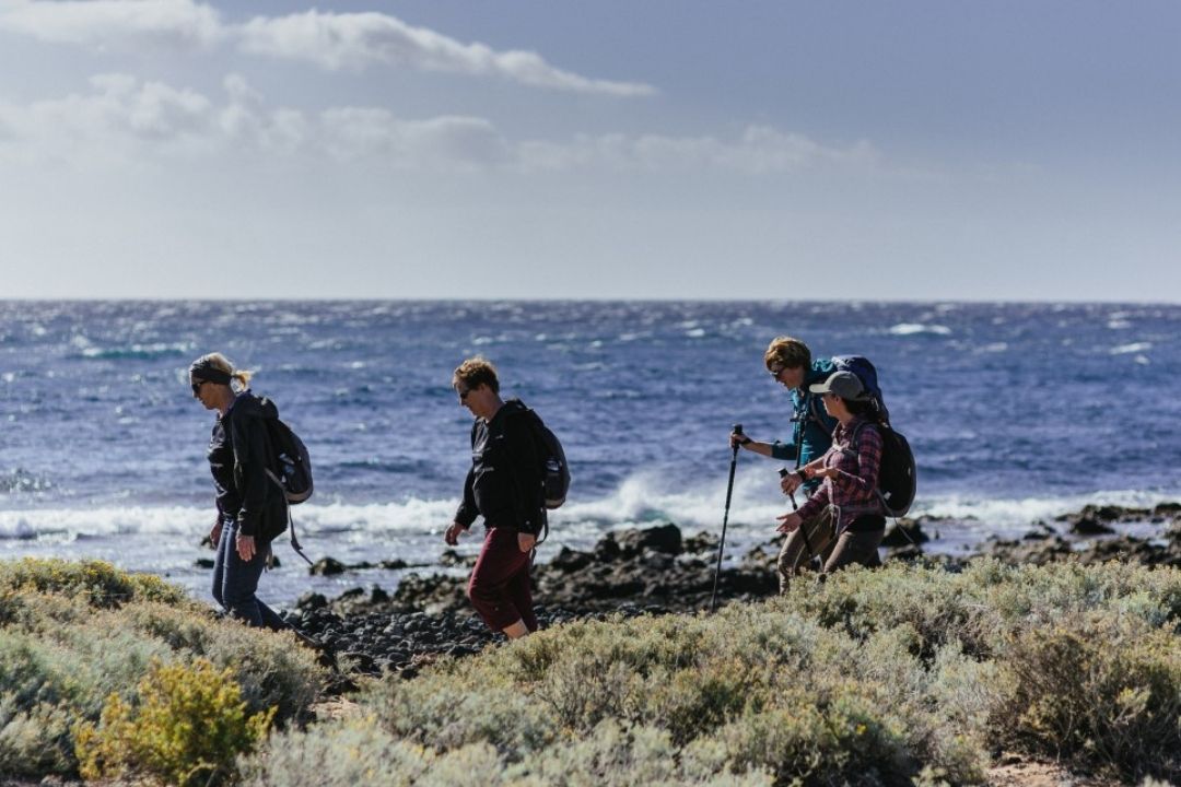 Este sendero termina en una playa del litoral de Anaga donde el baño está desaconsejado por las fuertes corrientes en la zona./ Archivo.