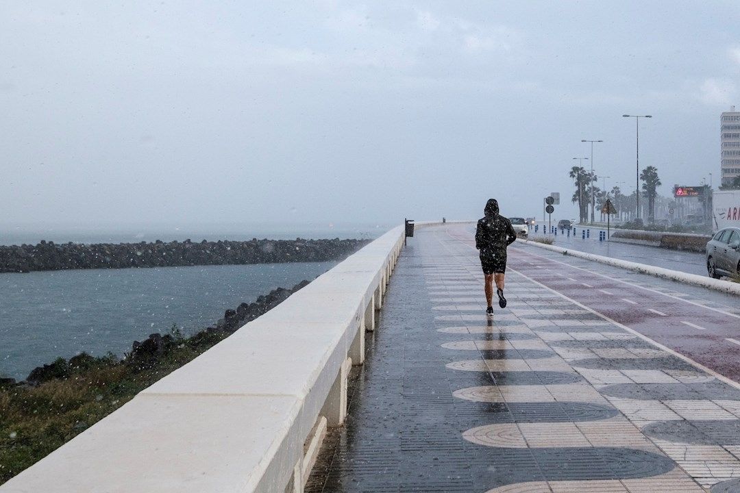Tiempo lluvioso que se espera debido a la tormenta. / Archivo