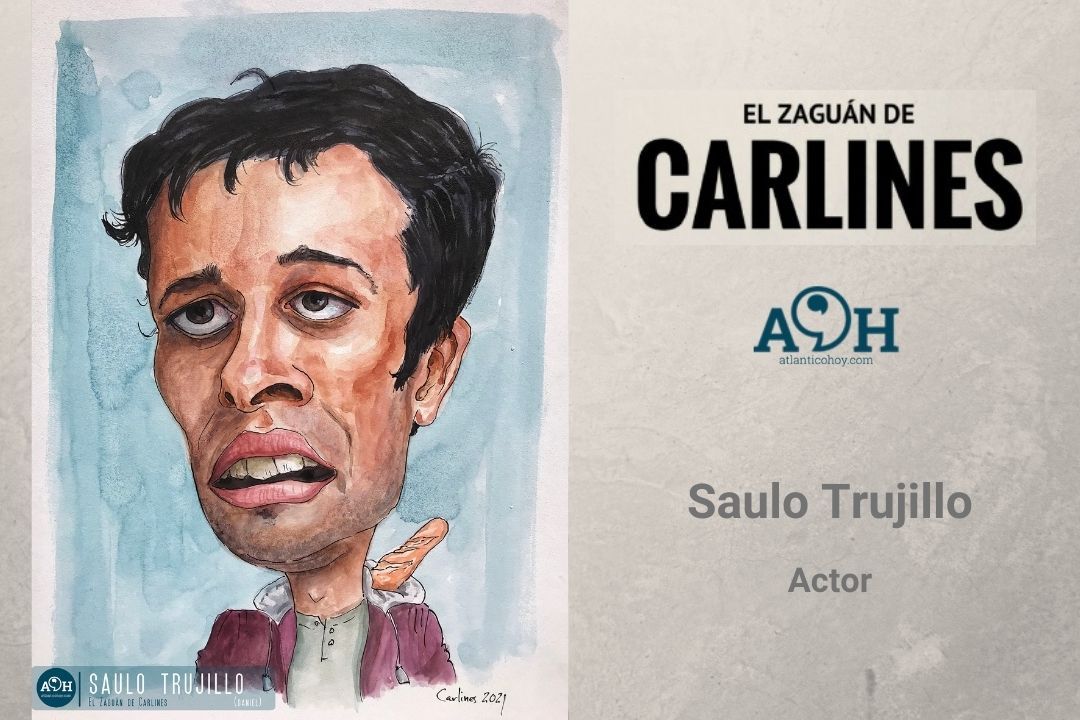 Saulo Trujillo actor zaguan carlines caricatura Hierro