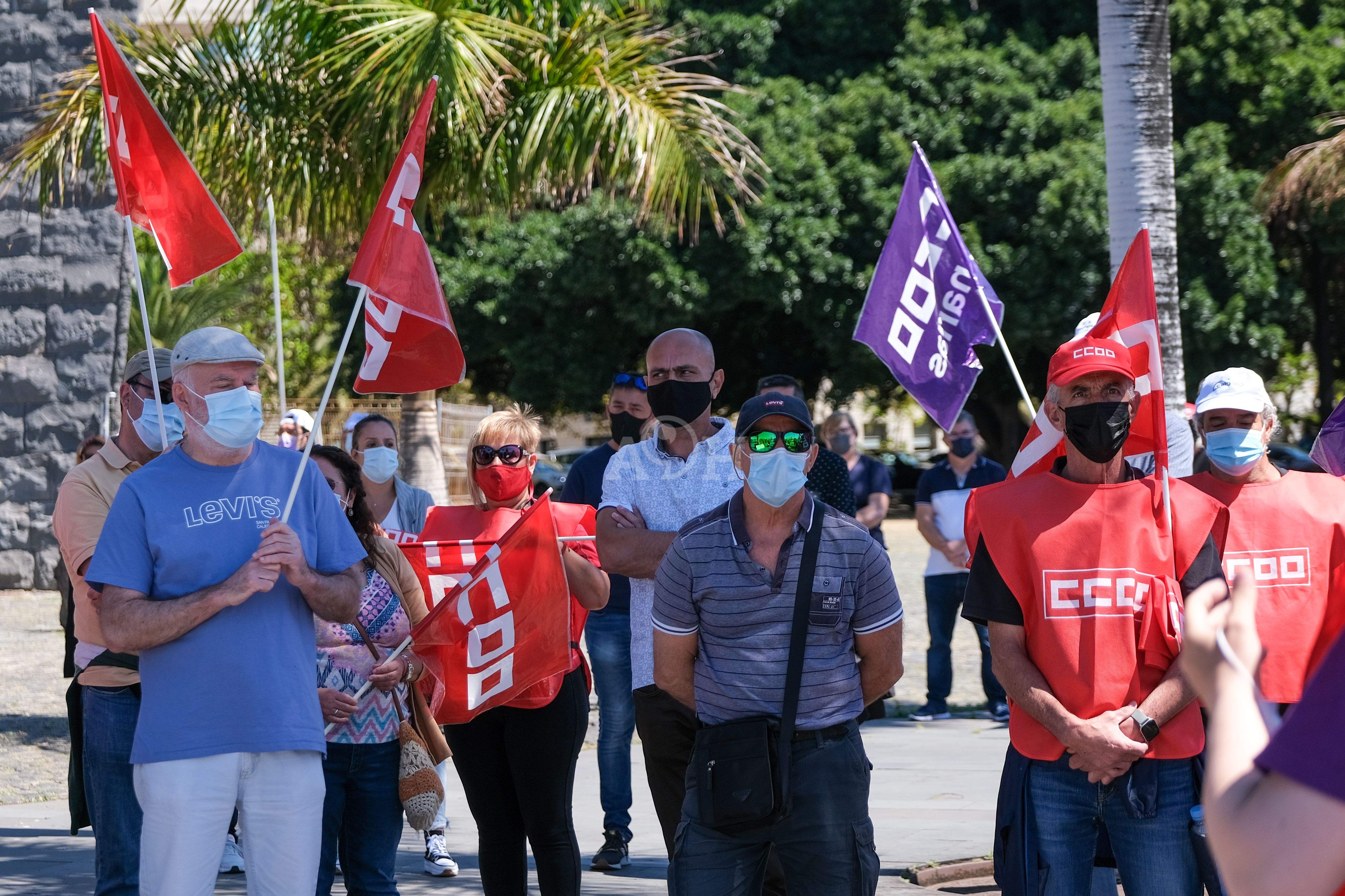 Imagen de archivo de una protesta de los trabajadores de JSP./ Archivo
