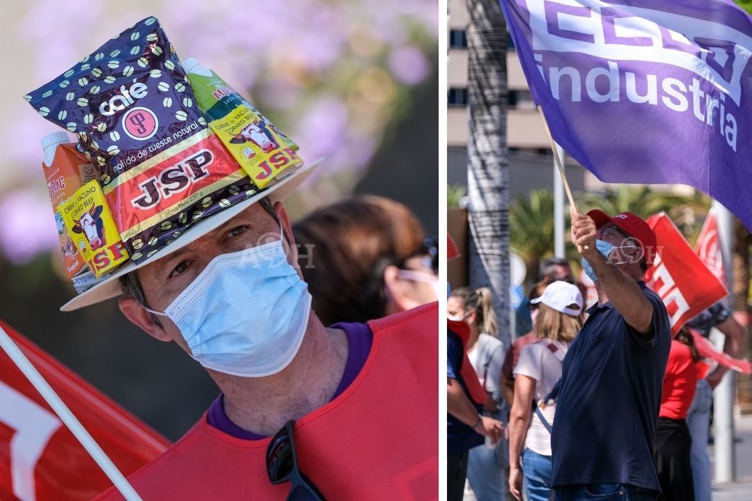 Foto de archivo de una pasada manifestación de los trabajadores de JSP. / EFE