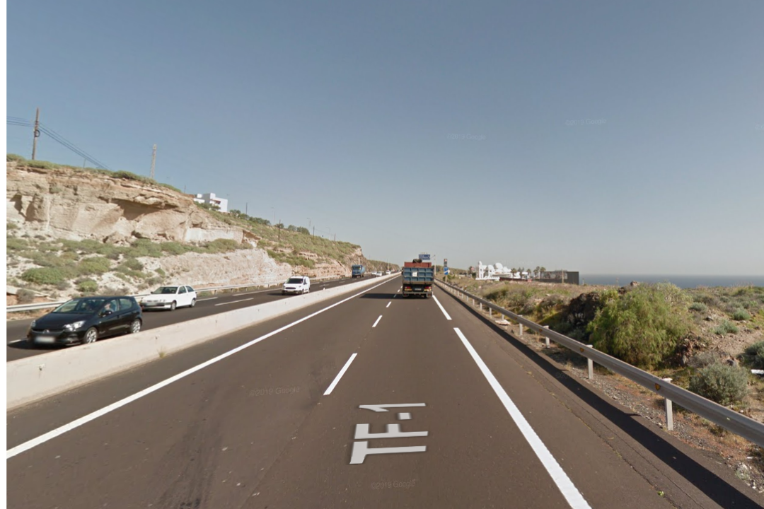 Imagen de la autopista TF-1. / ARCHIVO