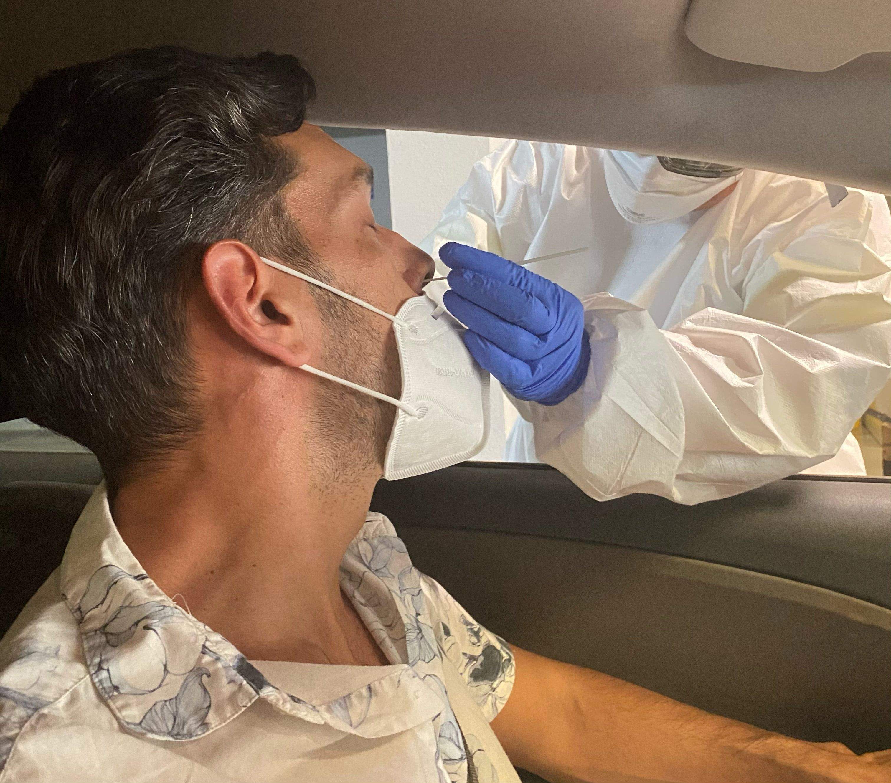 Realización de PCR covid