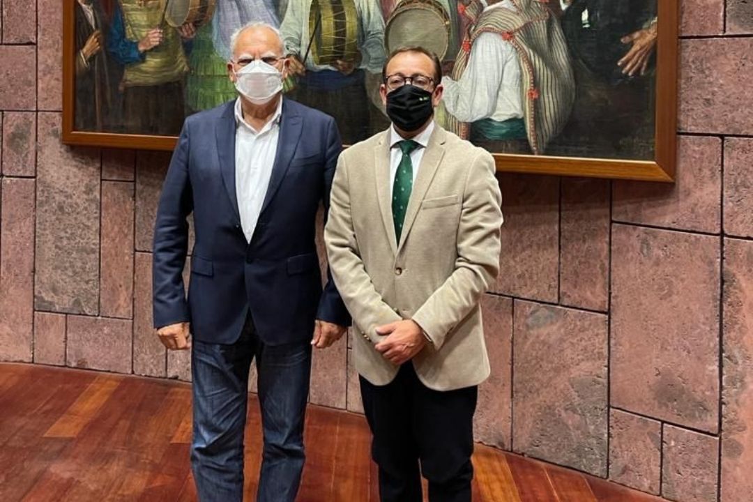 Casimiro Curbelo y José Manuel Garrido