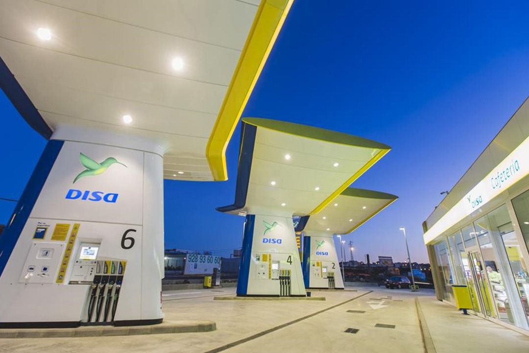 Estación de repostaje de Disa./ Disa