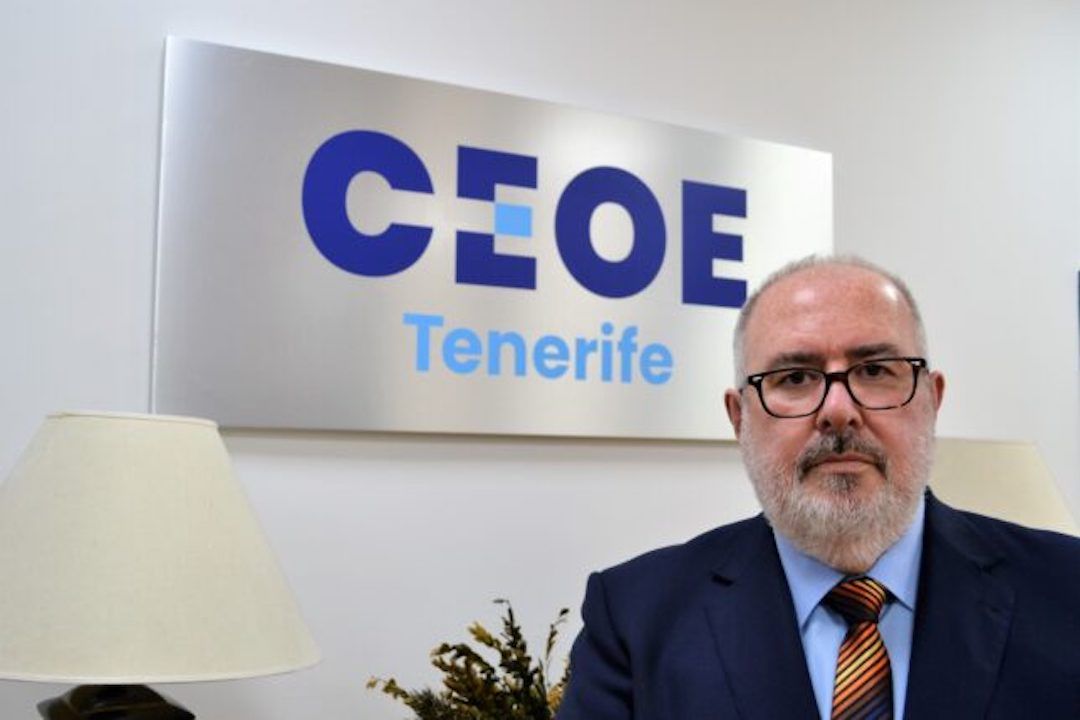 Pedro Alfonso, presidente de CEOE-Tenerife./