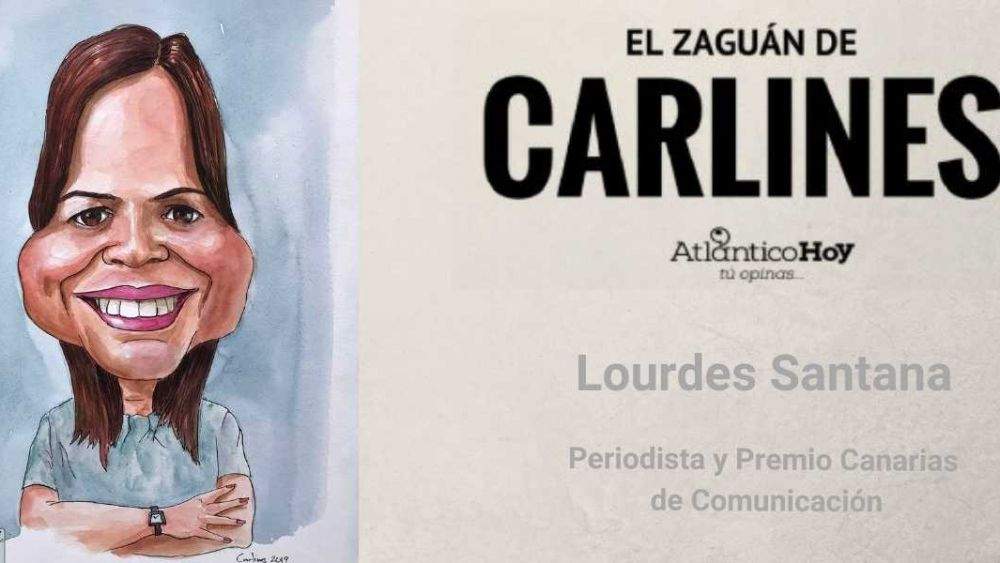 Lourdes Santana siempre comunicando