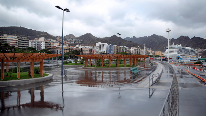 Precipitaciones en Santa Cruz de Tenerife (Hermine). / Archivo