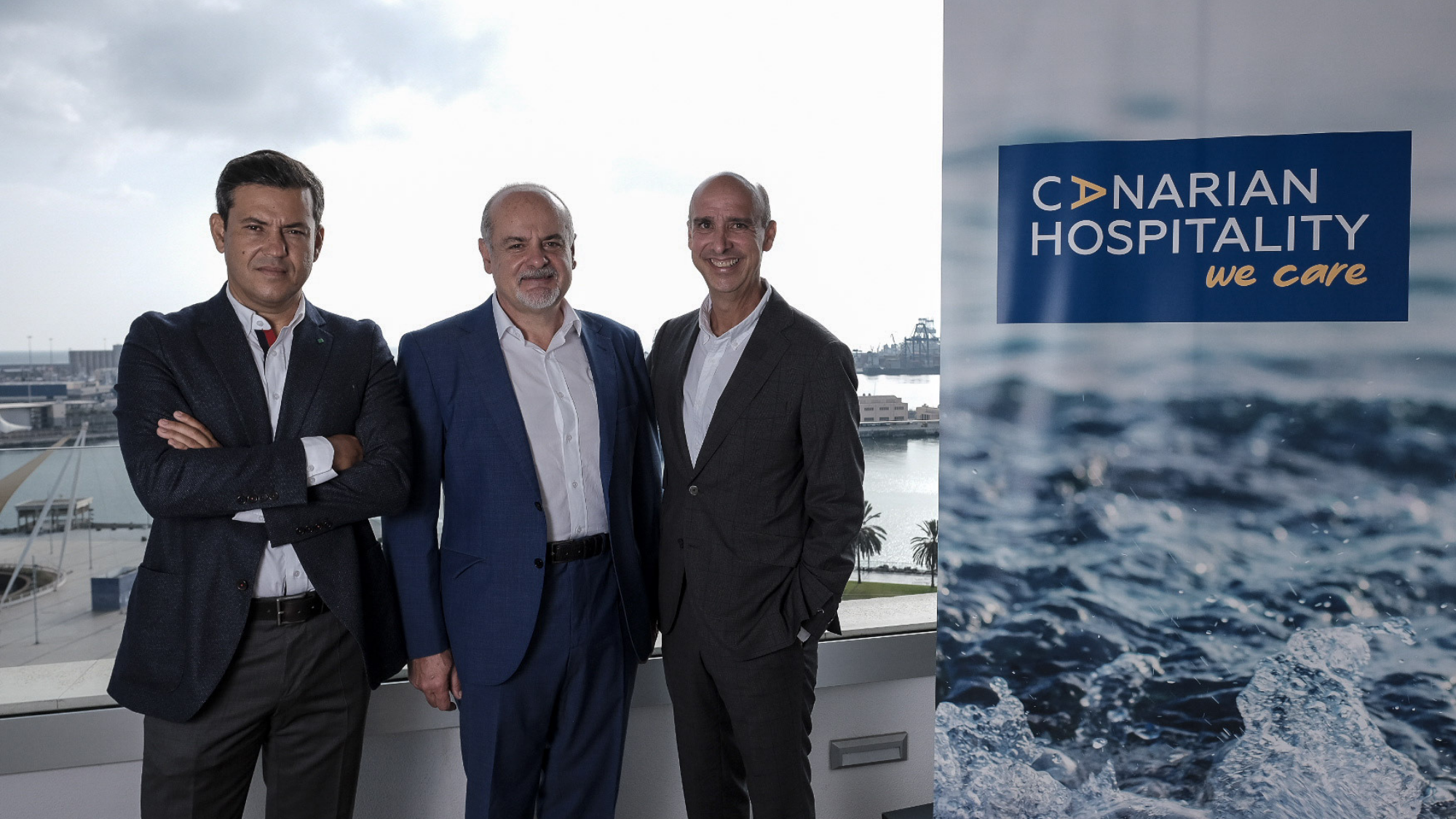 Socios de la nueva operadora Canarian Hospitality. / Cedida