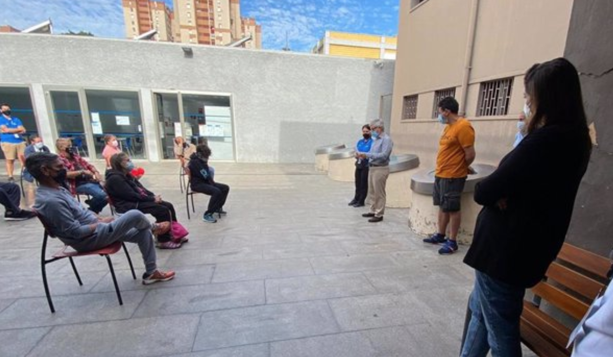 Personas sin hogar en el albergue municipal./ AYUNTAMIENTO DE SANTA CRUZ DE TENERIFE-ARCHIVO