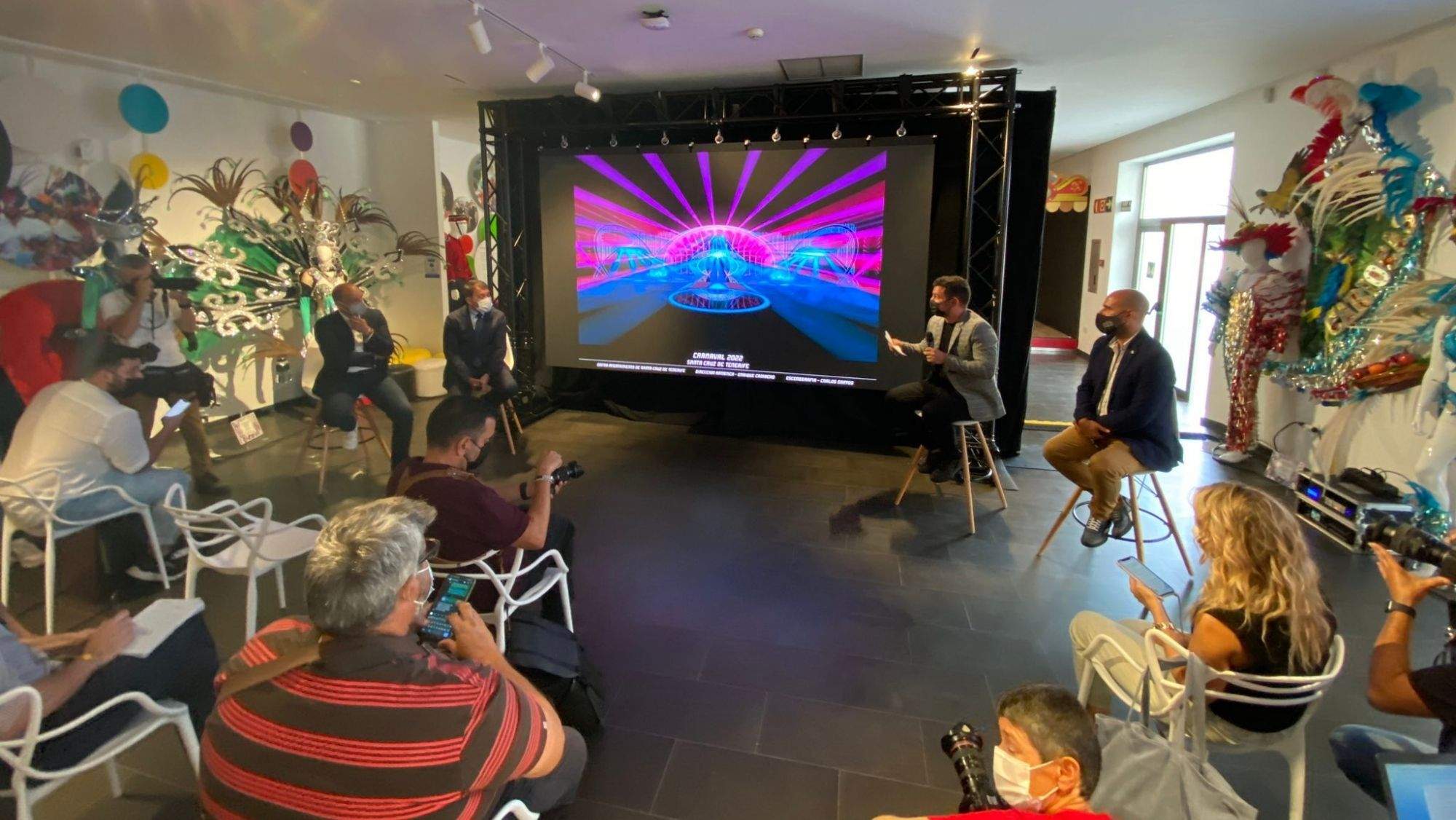 Escenario del Carnaval de Santa Cruz de Tenerife 2022. / Ayto. Santa Cruz de Tenerife