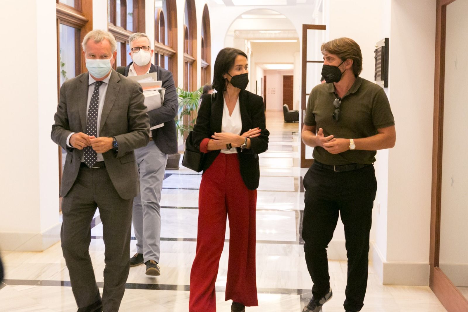 Marichal tras la comparecencia de Isabel Pardo de Vera