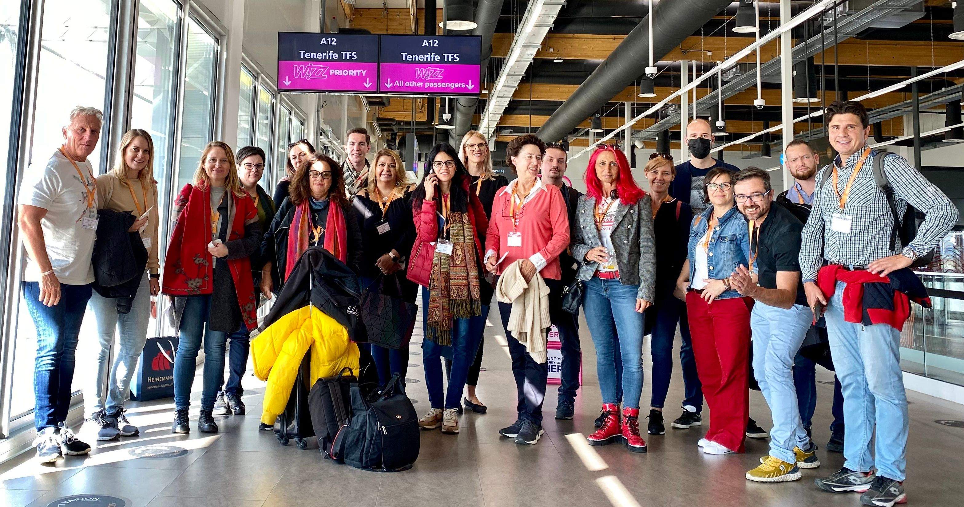 Agentes de viajes, turoperadores y periodistas de medios de comunicación especializados procedentes de Hungría. / Cabildo de Tenerife