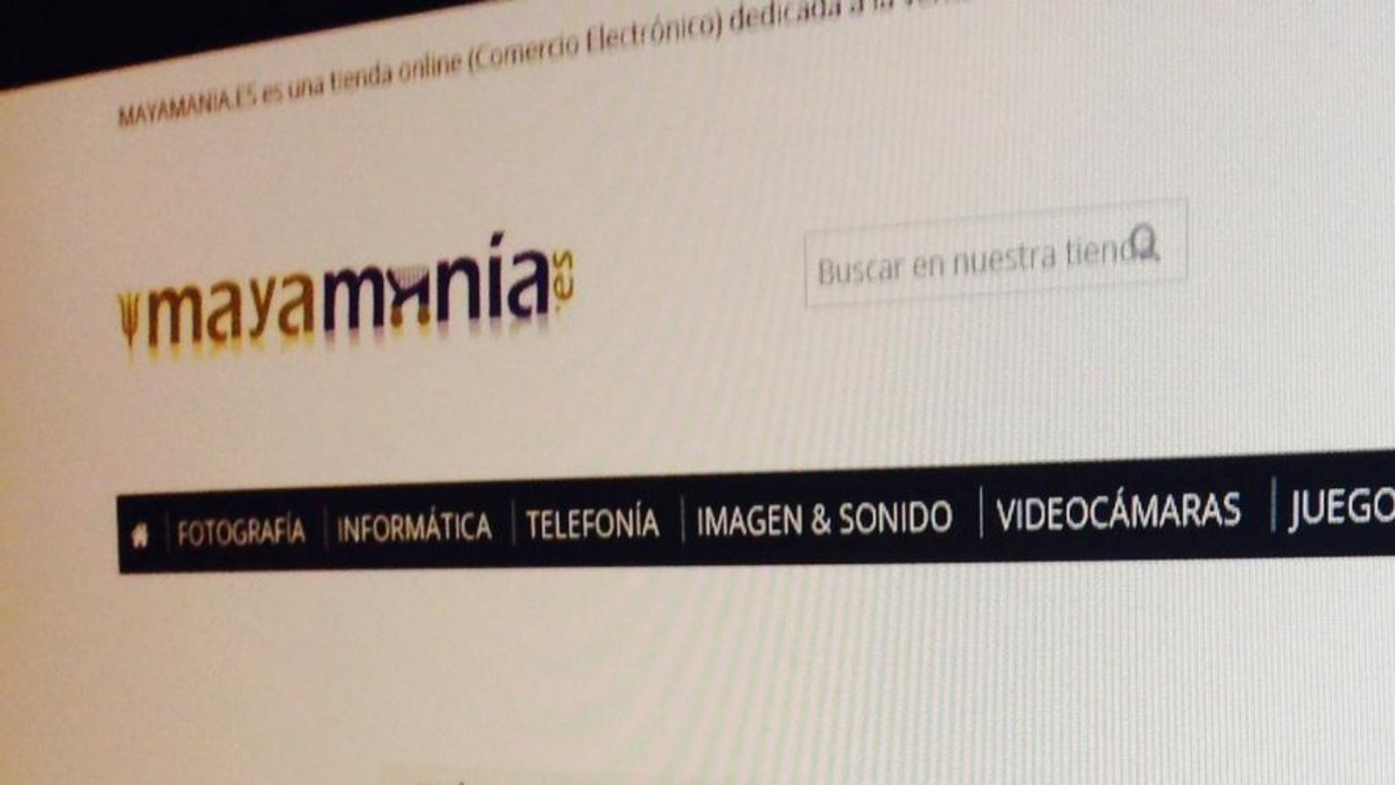 Web de la página de Mayamanía gestionada por Sanacom Traders SA, Shamisons SA y Tradeprofexer SL, en liquidación. / Twitter de Mayamanía