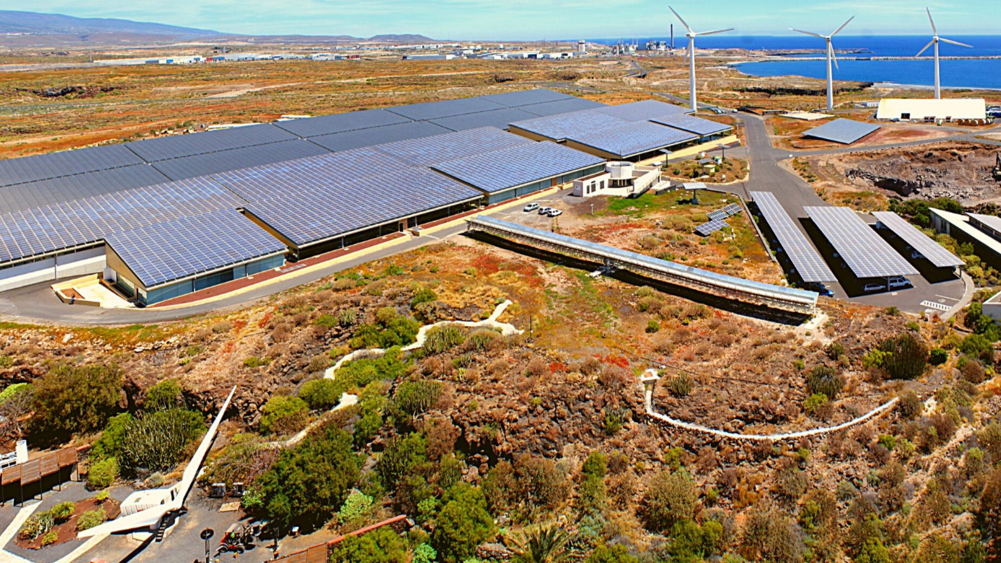 Planta fotovoltaica en Arico. / ITER