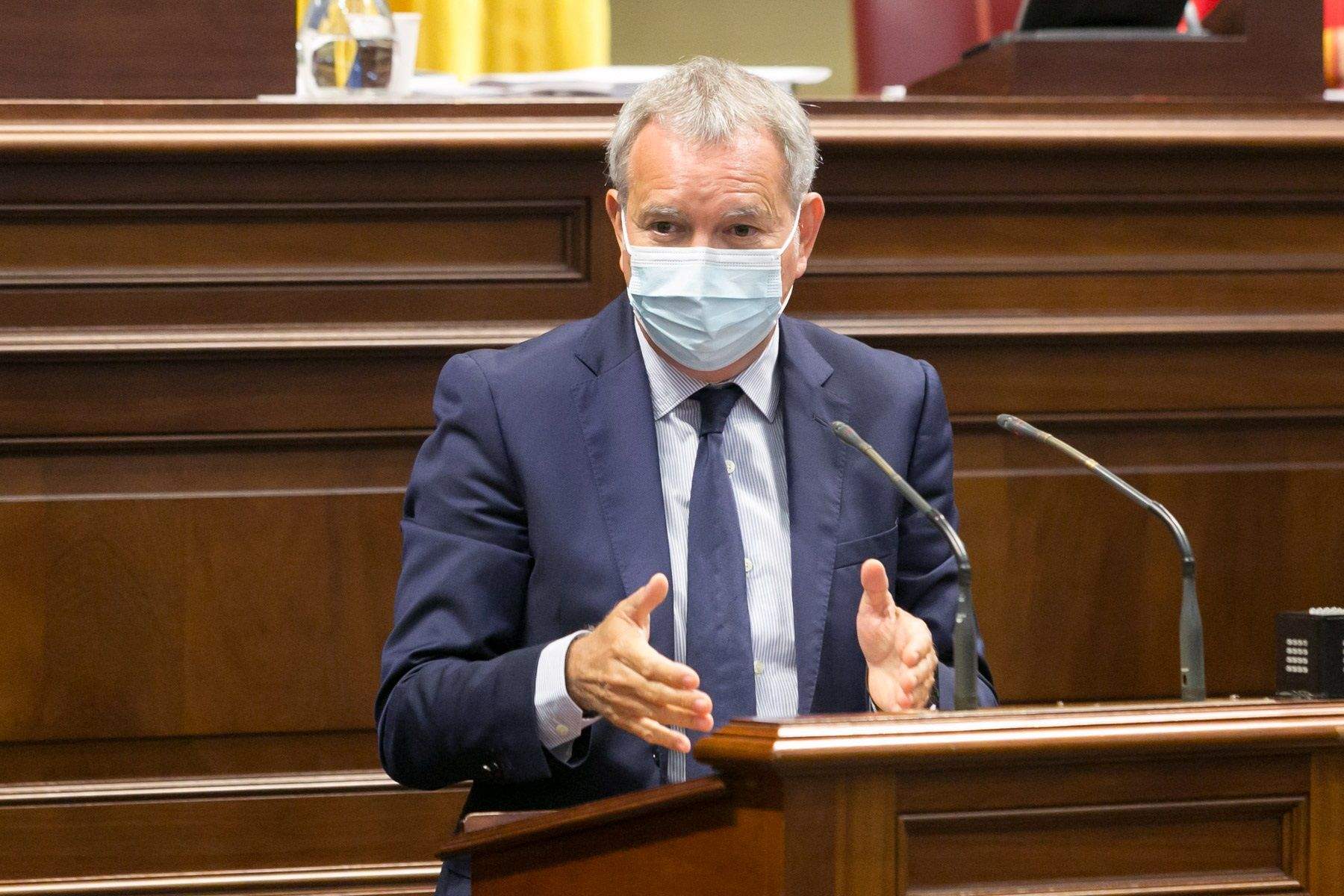 El consejero obras publicas del Gobierno de Canarias, Sebastian Franquis. / Europa Press