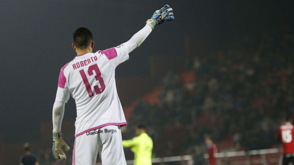 roberto gutierrez, portero cd mirandes