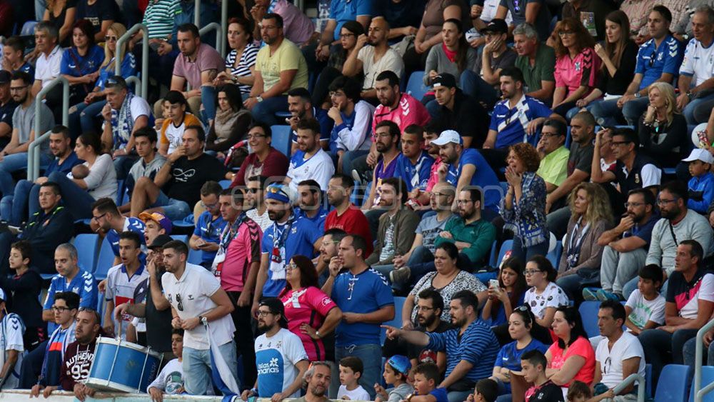 Grada del Heliodoro Rodríguez López, que podrá recuperar la totalidad de su aforo./