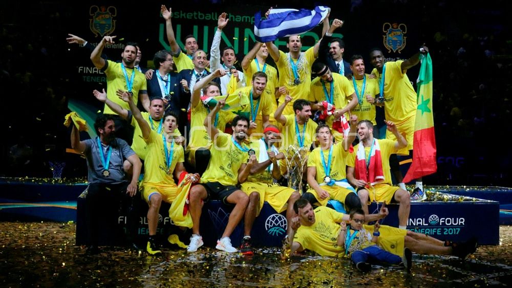 Celebración champions