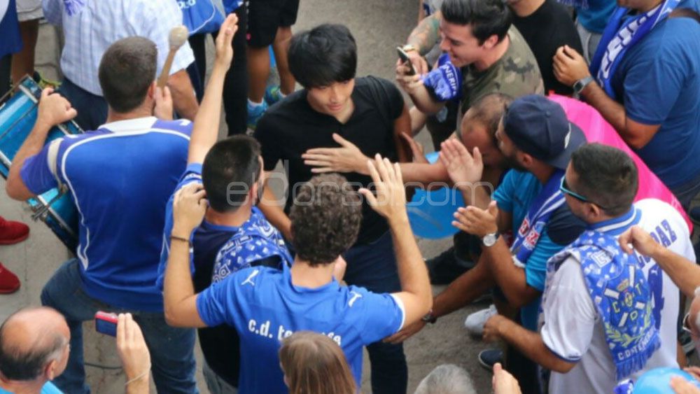 gaku shibasaki, cd tenerife, recibimiento