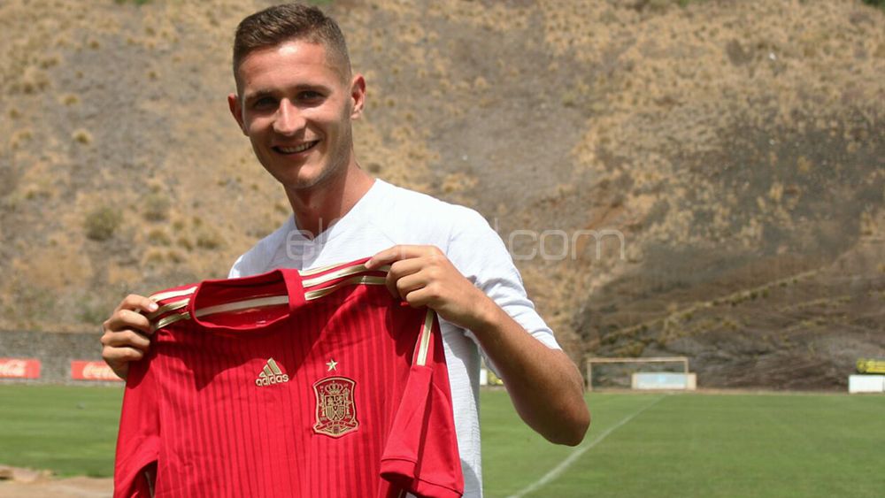 Jorge con la camiseta de la selección