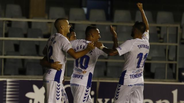 Suso celebra su gol en el Mini Estadi