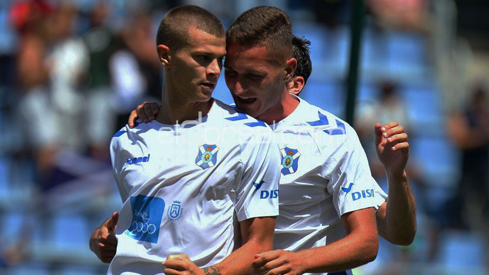 samuele longo, celebración gol cd tenerife