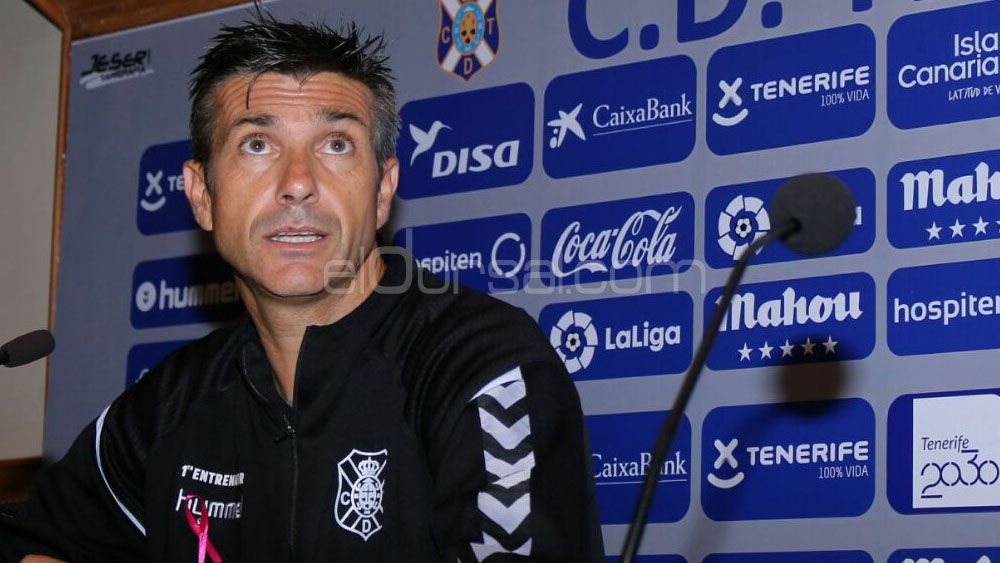 José luis martí, entrenador cd tenerife