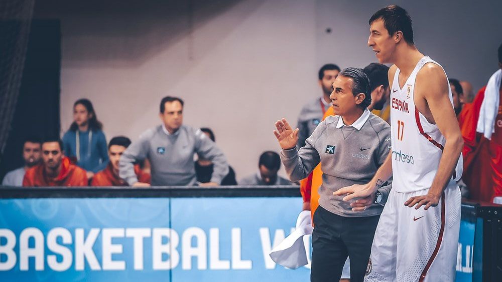 fran vázquez y sergio scariolo, selección española de baloncesto