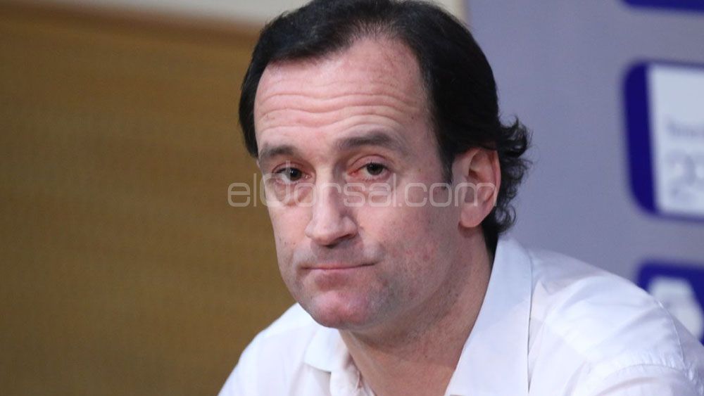 Etxeberria en su presentación