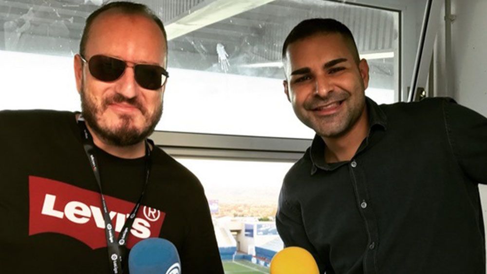 oscar herrera y manoj daswani, radio eldia y radio cub tenerife