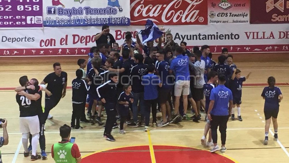 cd salesianos, ascenso segunda división, fútbol sala