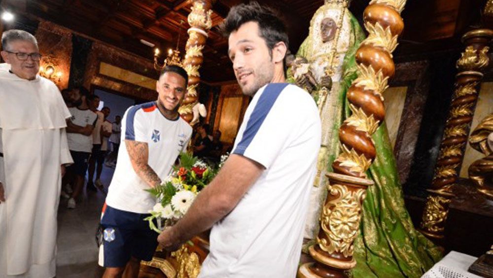 suso y aitor cd tenerife virgen de candelaria