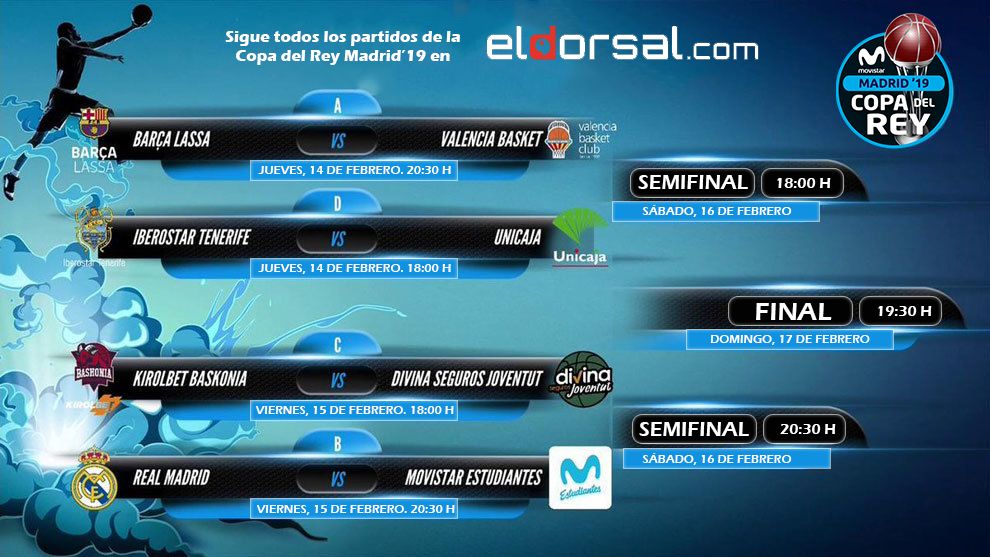 CALENDARIO COPA DEL REY MADRID 2019