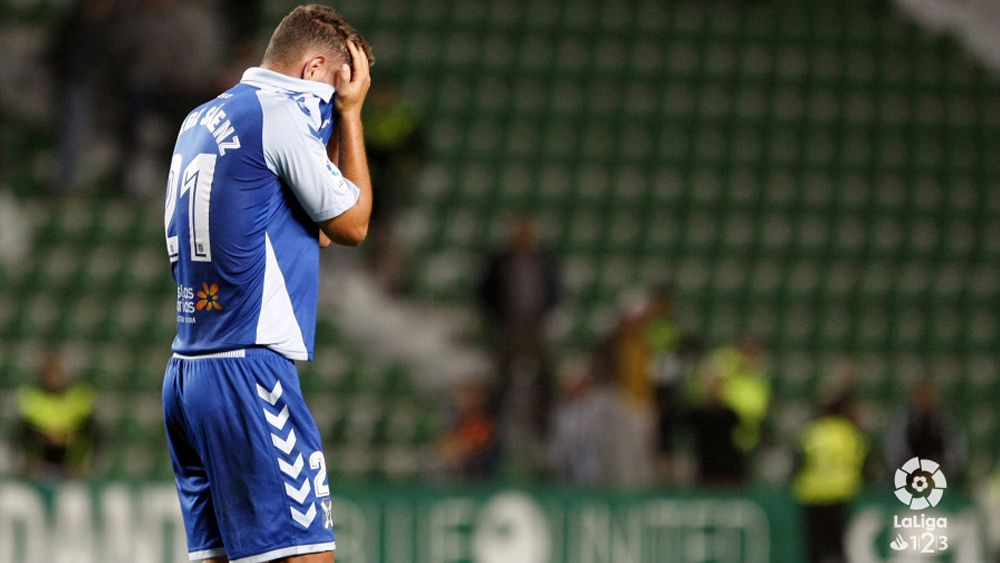 Jorge se lamenta de la derrota en Elche / @LaLiga