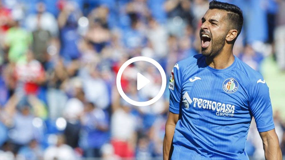 Angel gol getafe cf rcd mallorca