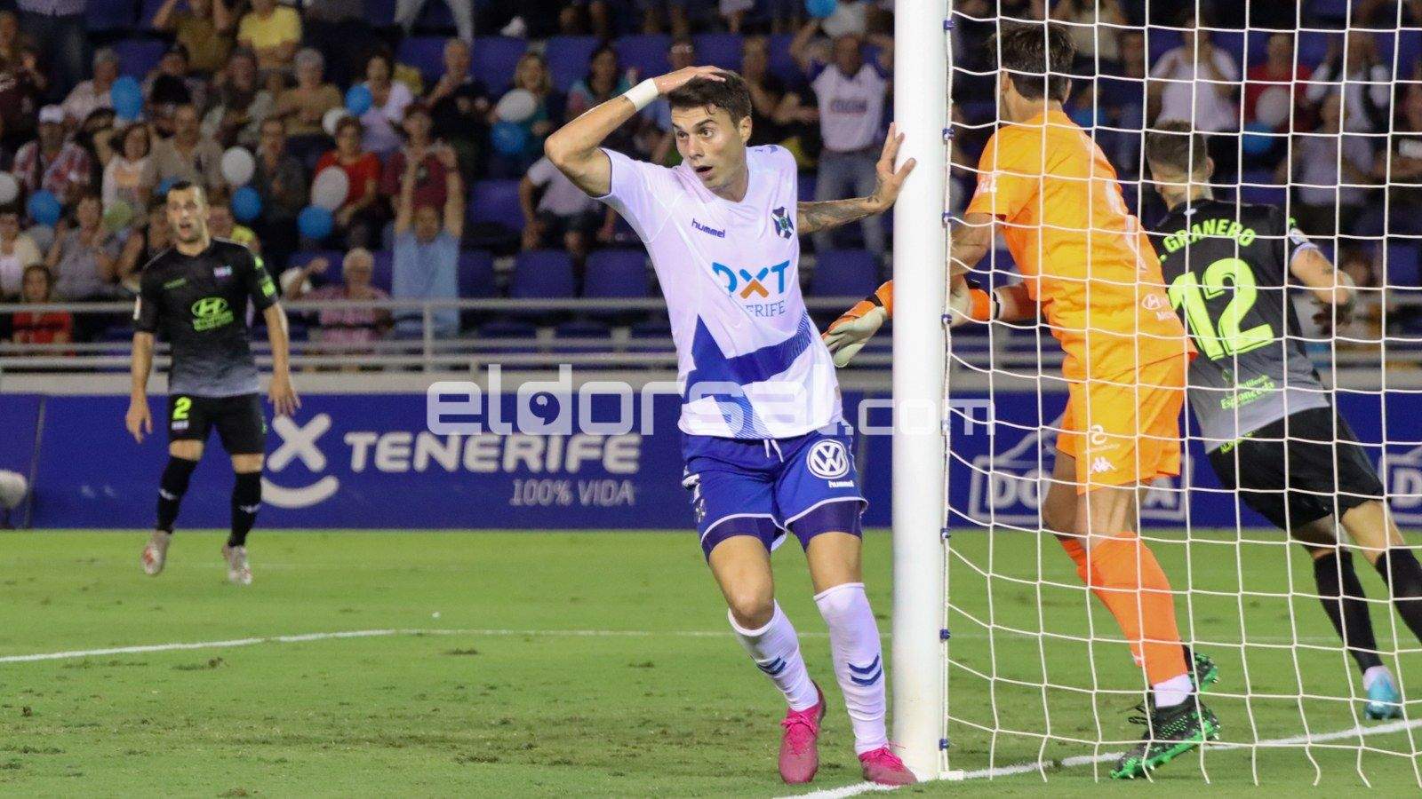 Naranjo se lamenta tras una ocasión de gol / @jacfotografo