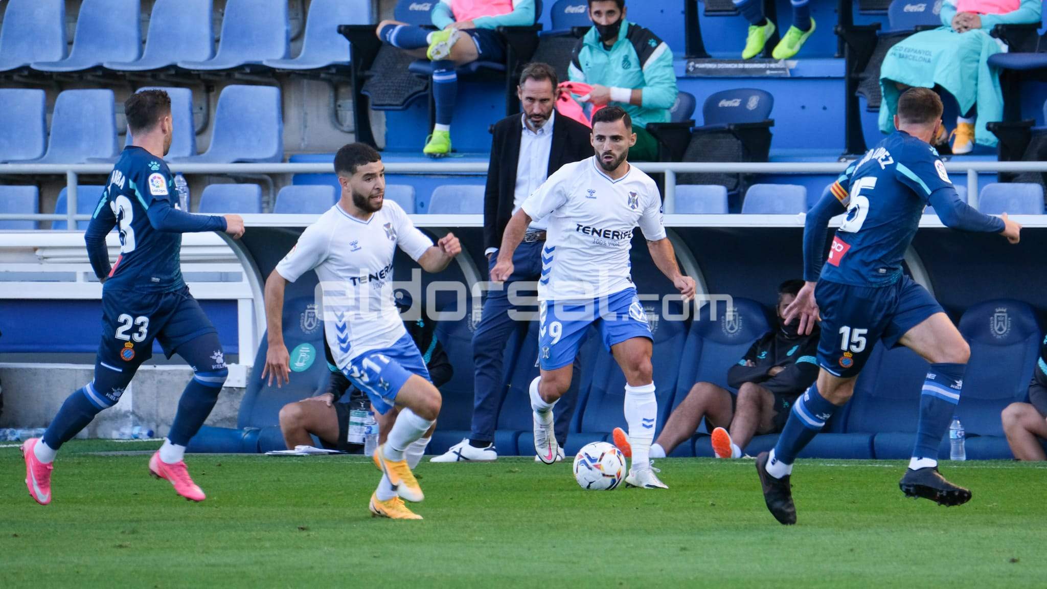 Nono y Sam Shashoua CD Tenerife ante el RCD Espanyol