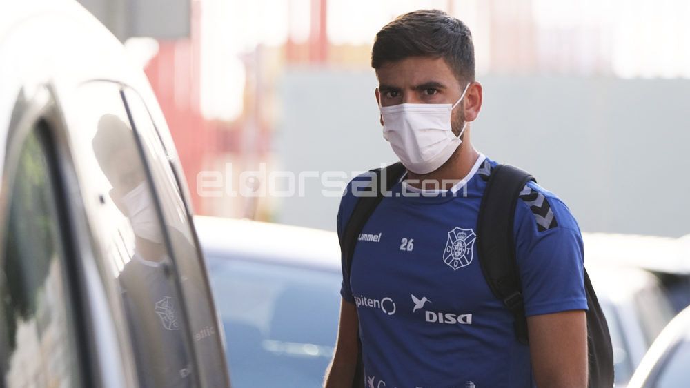 Javi Alonso mascarilla CD Tenerife