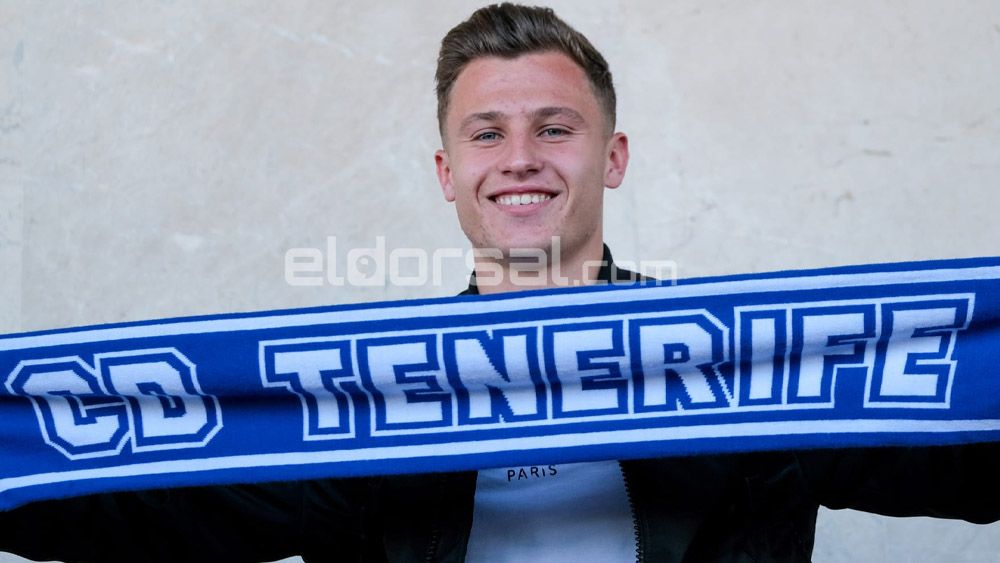 Germán Valera CD Tenerife llegada bufanda