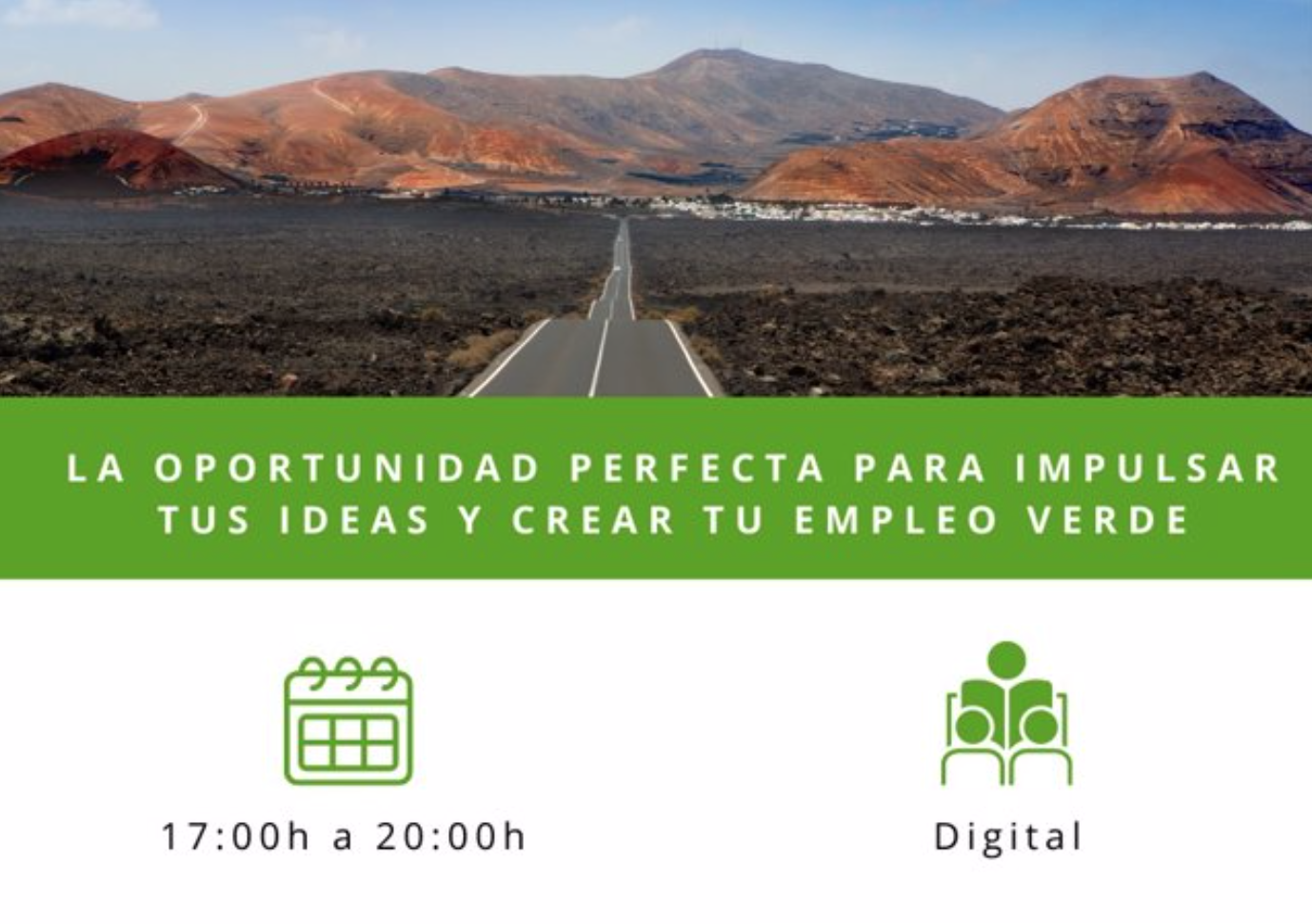 Cartel promocional del Greenweekend Canarias./ Cedida